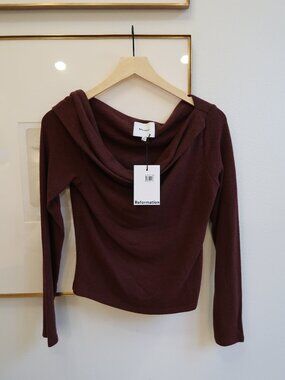 Reformation Elio Knit Top